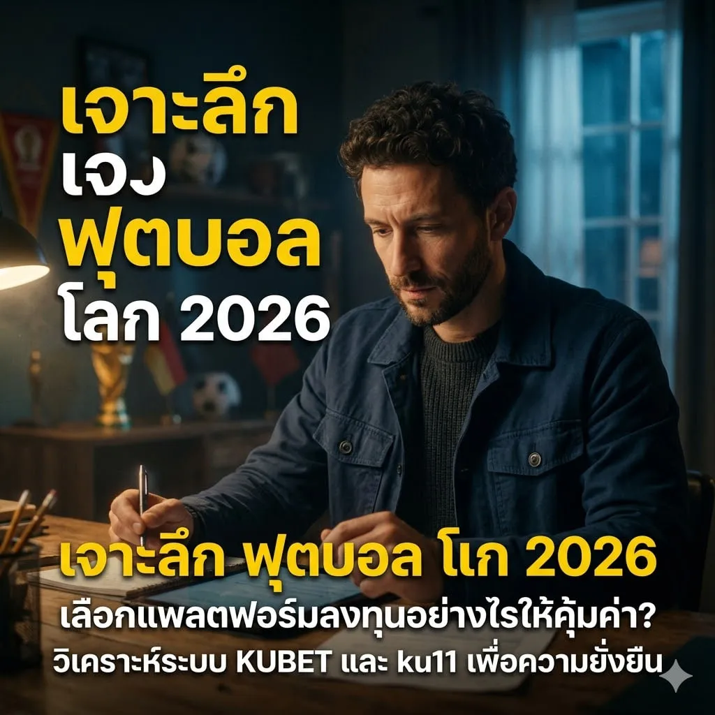 เจาะลึก ฟุตบอล โลก 2026 เลือกแพลตฟอร์มลงทุนอย่างไรให้คุ้มค่า? วิเคราะห์ระบบ KUBET และ ku11 เพื่อความยั่งยืน