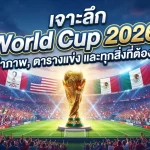 เจาะลึก World Cup 2026: เจ้าภาพ, ตารางแข่ง และทุกสิ่งที่ต้องรู้