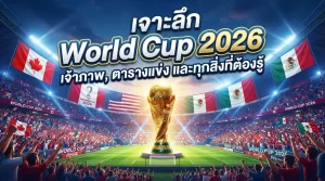 เจาะลึก World Cup 2026: เจ้าภาพ, ตารางแข่ง และทุกสิ่งที่ต้องรู้