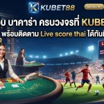 เว็บ บา คา ร่า ครบวงจรที่ KUBET88 พร้อมติดตาม Live score thai ได้ทันที